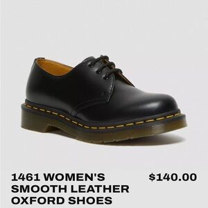 NWT Dr. Marten Women’s Smooth Leather Oxford Shoes